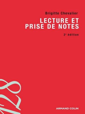 cover image of Lecture et prise de notes